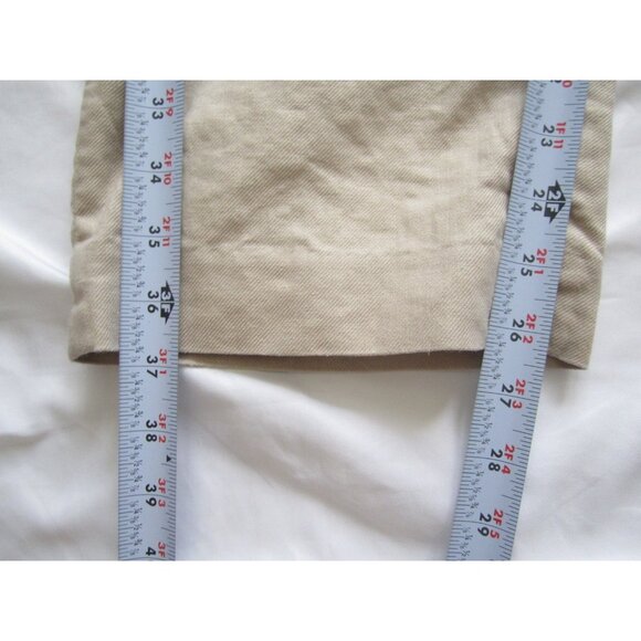 Women J Crew Linen Blend Kallie Pants Sz 14 (WP309) - Picture 4 of 9